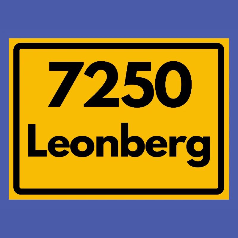 OLD POSTCODE ZIP CODE RETRO 7250 LEONBERG HEIMAT