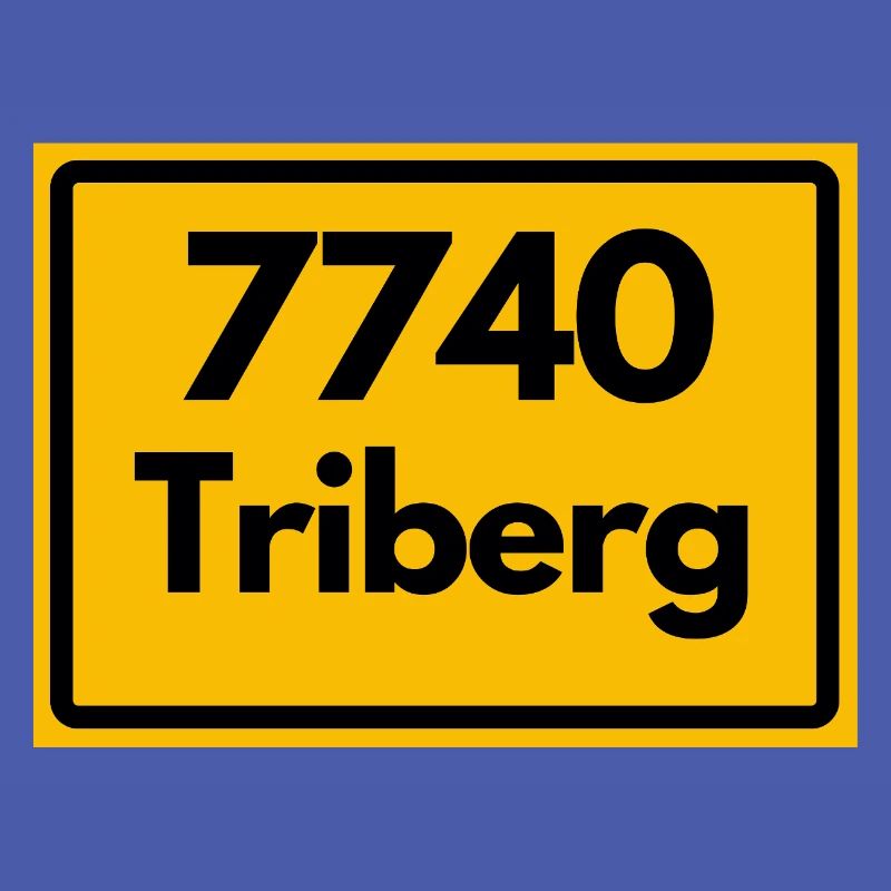 OLD POSTCODE ZIP CODE RETRO 7740 TRIBERG HEIMAT