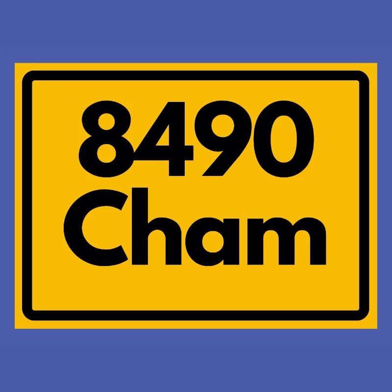 ANCIEN CODE POSTAL RETRO 8490 CHAM HEIMATSTOLZ