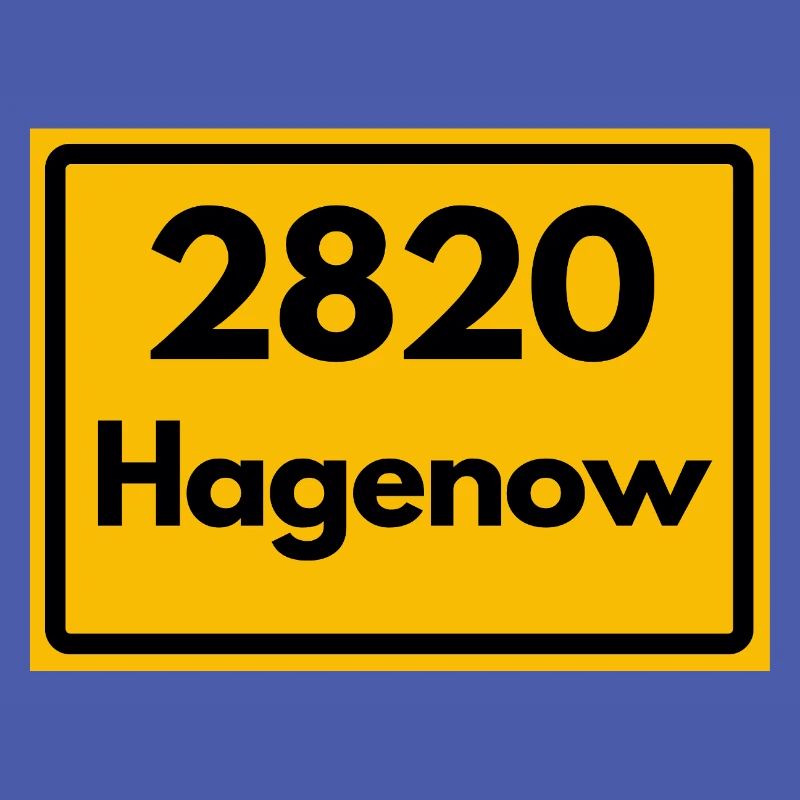 OLD POSTCODE POSTCODE RETRO 2820 HAGENOW HEIMAT