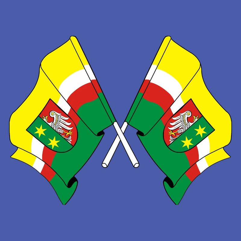 Two flags Lubusz