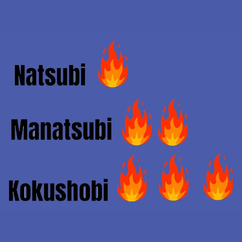 Three Layers Flame Typography
