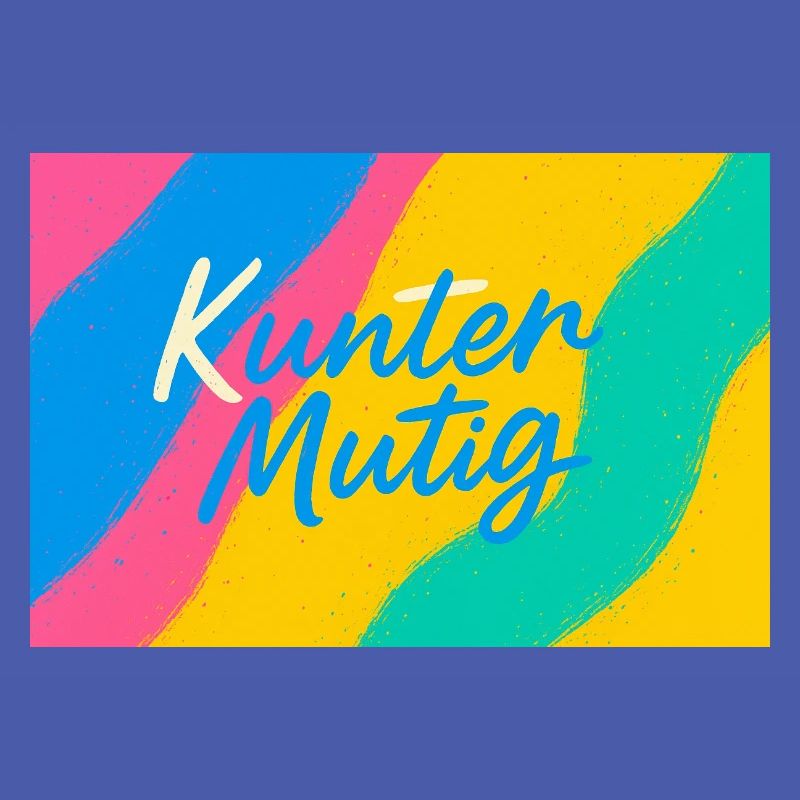 Kunter Explosion de couleurs courageuse