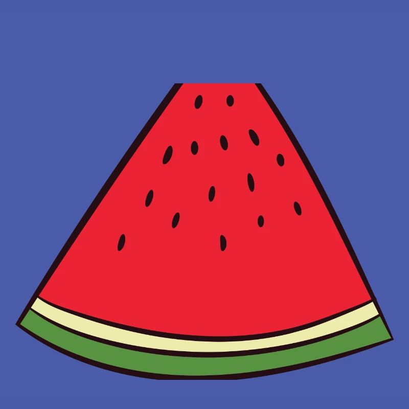 Pastèque - disque, pièce, quart, triangle