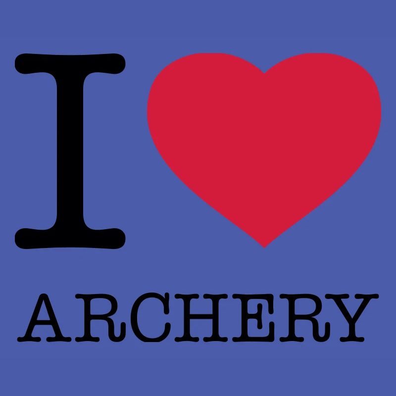 I LOVE ARCHERY Bogenschießen Pfeil und Bogen