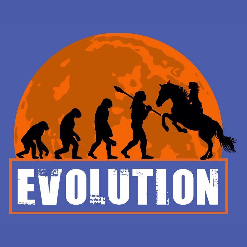 Évolution du jockey de courses de chevaux Cavalier