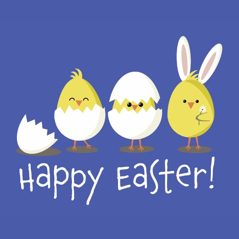 Happy Easter Chick Egg Easter Egg