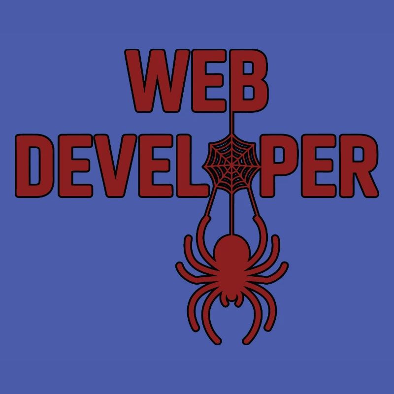 Web Developer Spider Logo Shirt