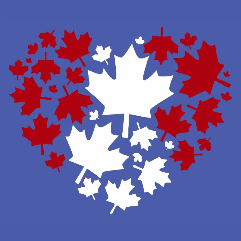 Maple Leaf Heart Pattern