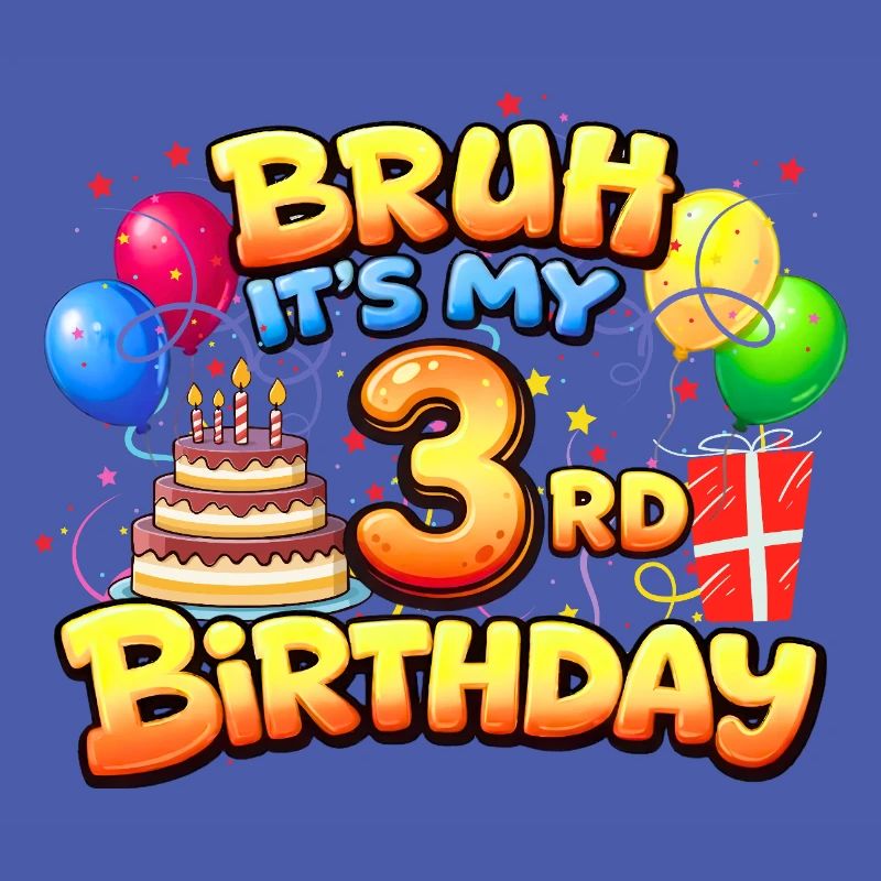 3. Geburtstagsshirt 3. Geburtstagsgeschenk Junge Mädchen 3.