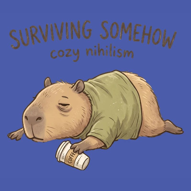 Cuddly Nihilism Capybara