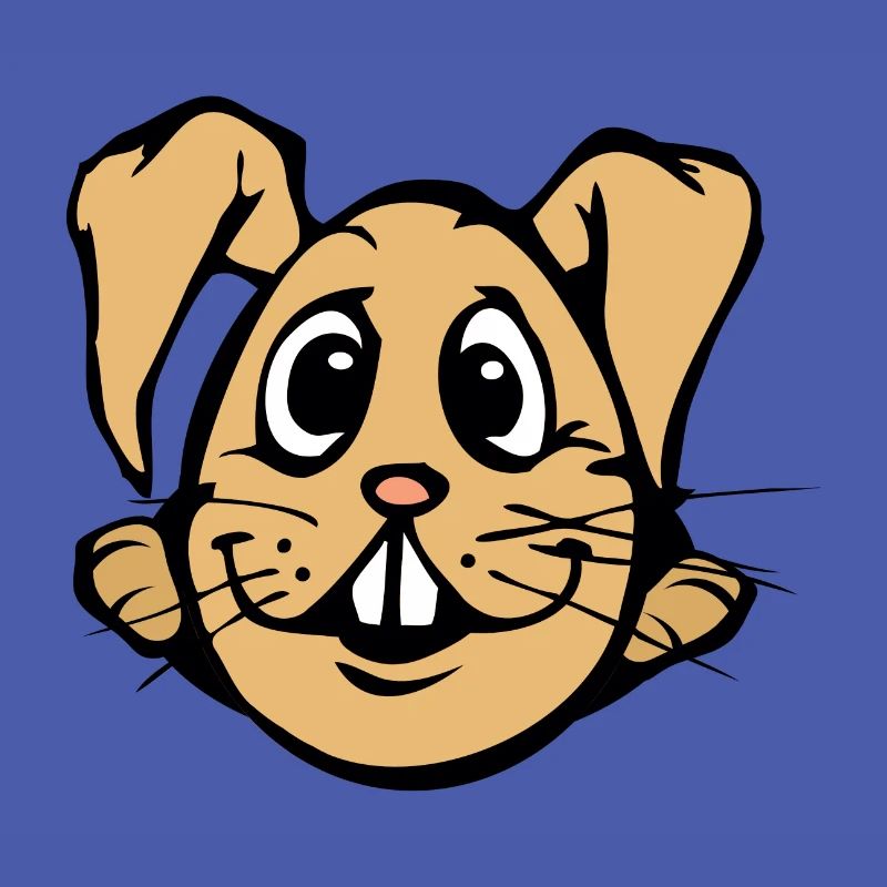 Rabbit! comic bunny egg funny egghead Easter