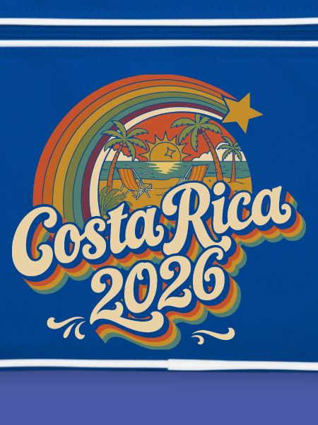 Costa Rica 2026 Retro Sunset