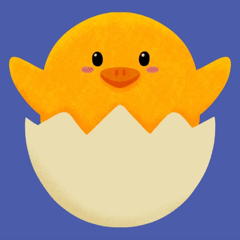 Easter Chick in Egg