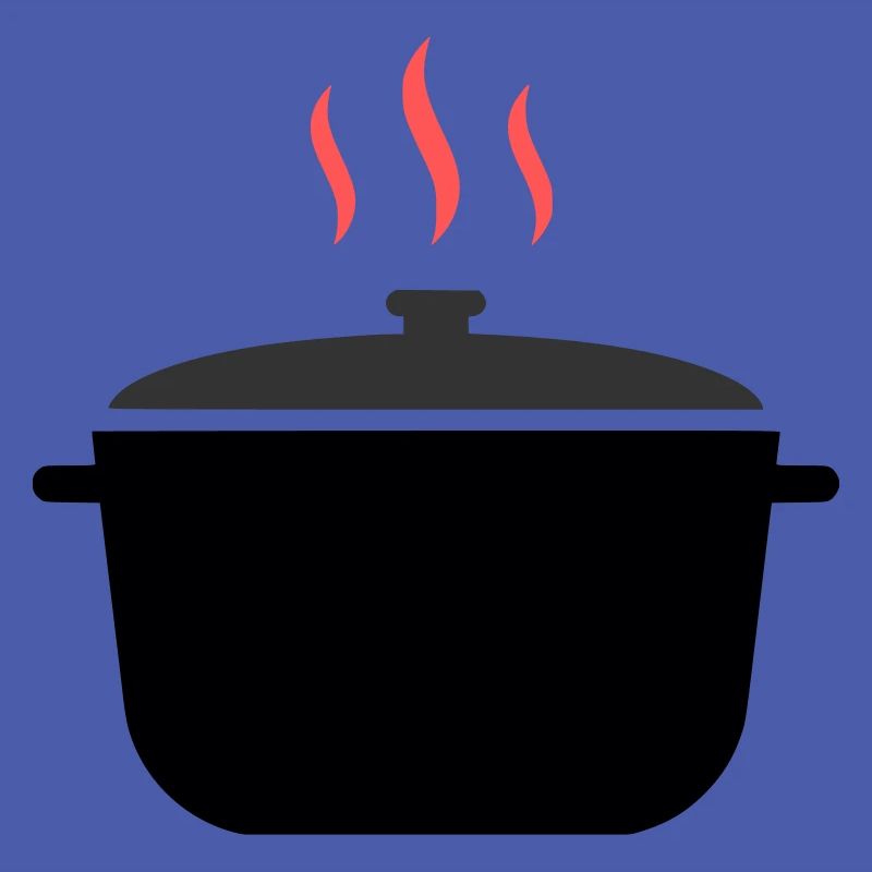 Kochtopf Dampf Kochen