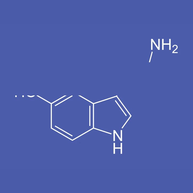 Formule structurale de sérotonine