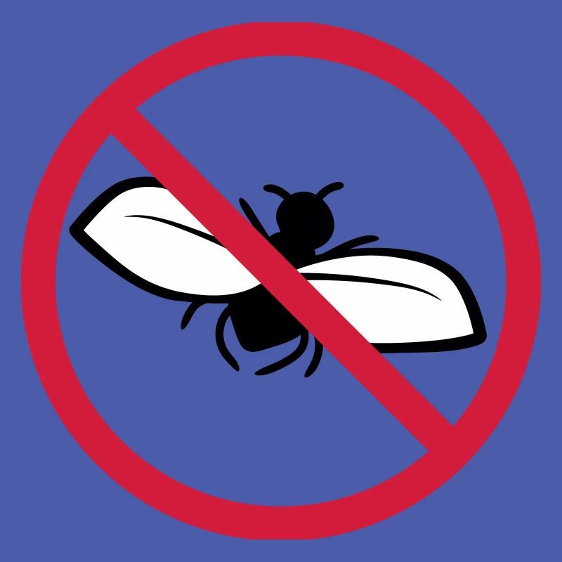 Fliege Verboten Schild