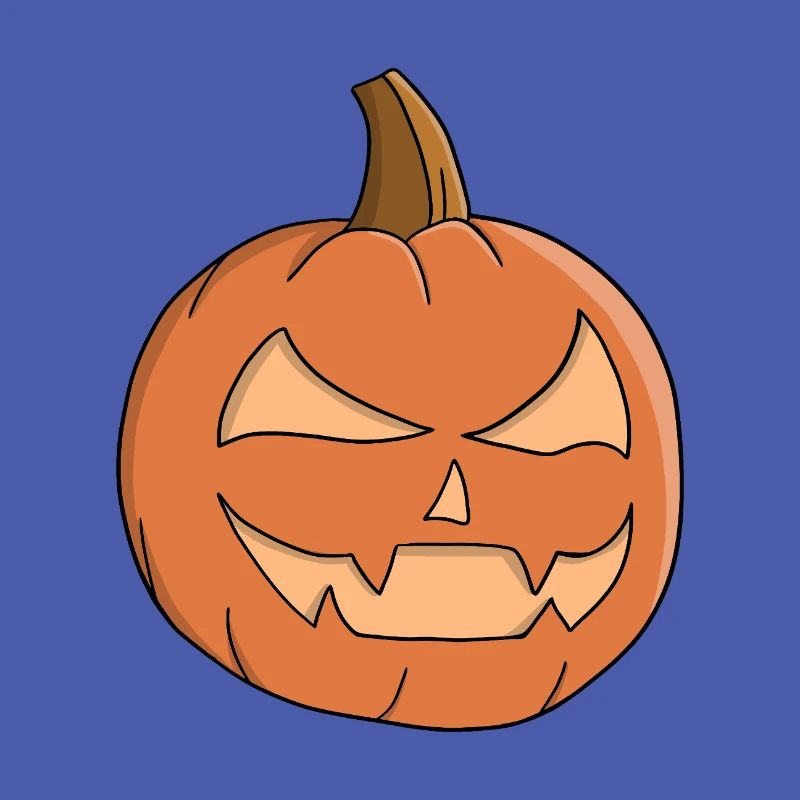 Mitternächtliches Jack-O-Lantern-Grinsen