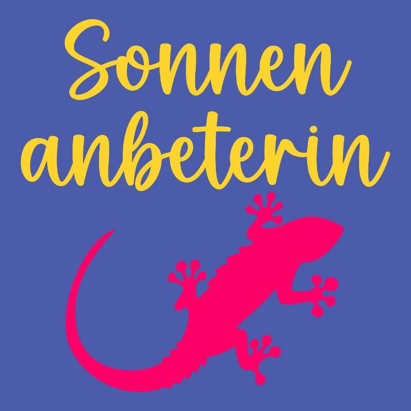 Sonnenanbeterin Eidechse Sommer Sonne