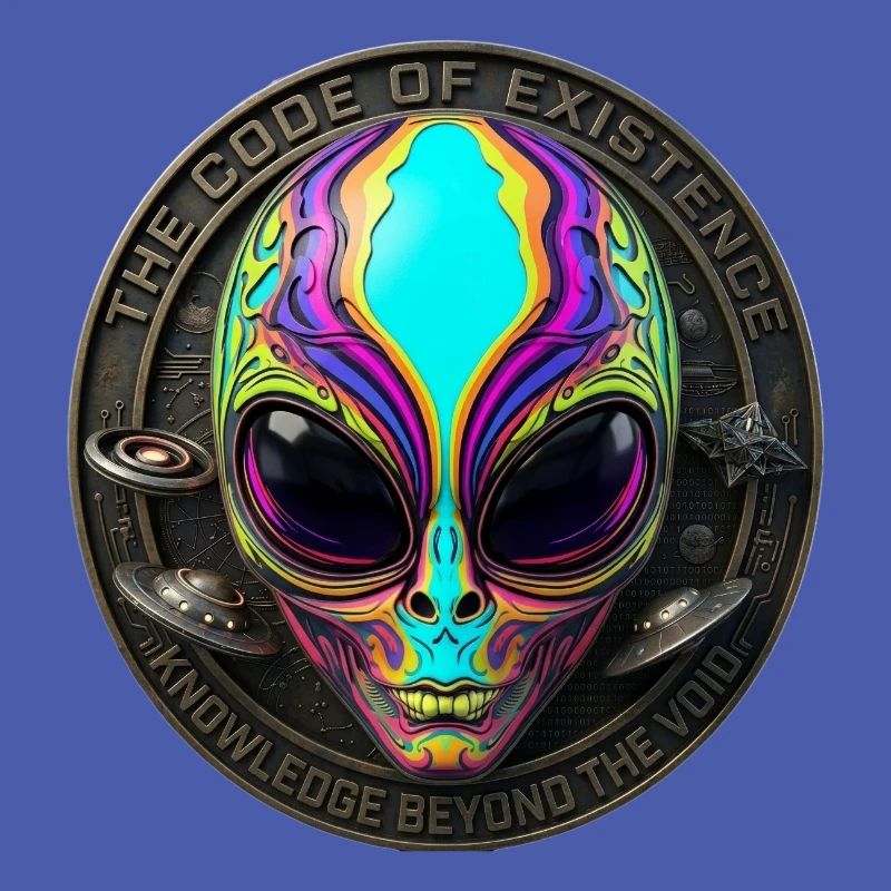 Le Code de l’existence Art de science-fiction extraterrestre