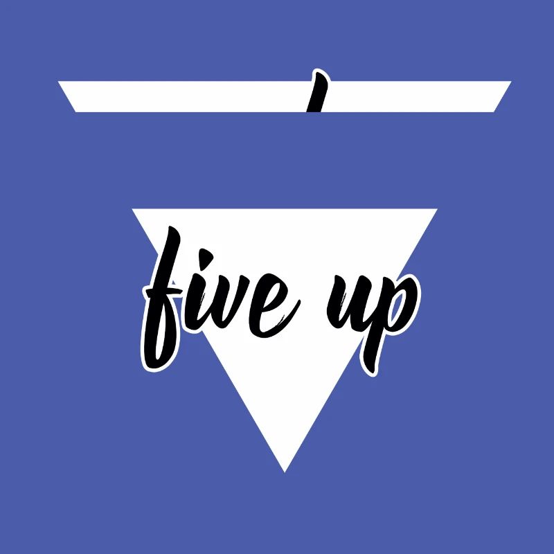 One Down Five Up design blanc