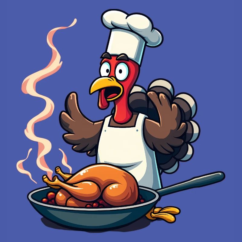 Cuisinier de dinde de Thanksgiving