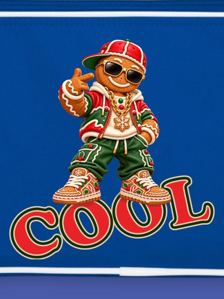 Cooles Lebkuchenmännchen mit COOL-Schriftzug