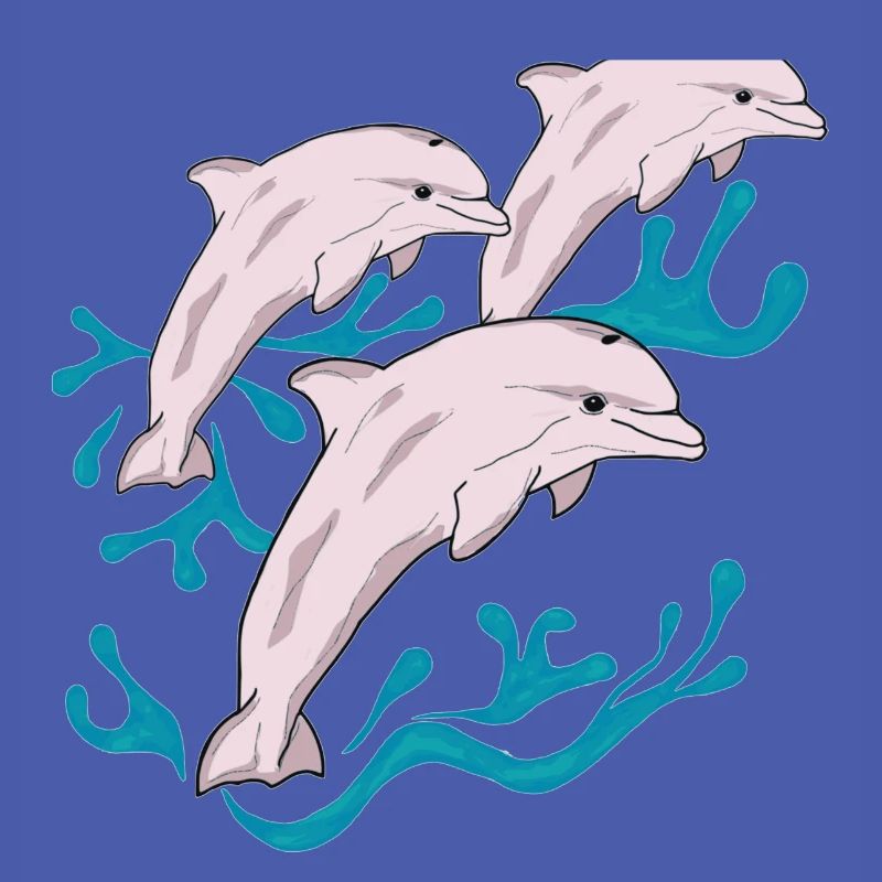 Three dolphins