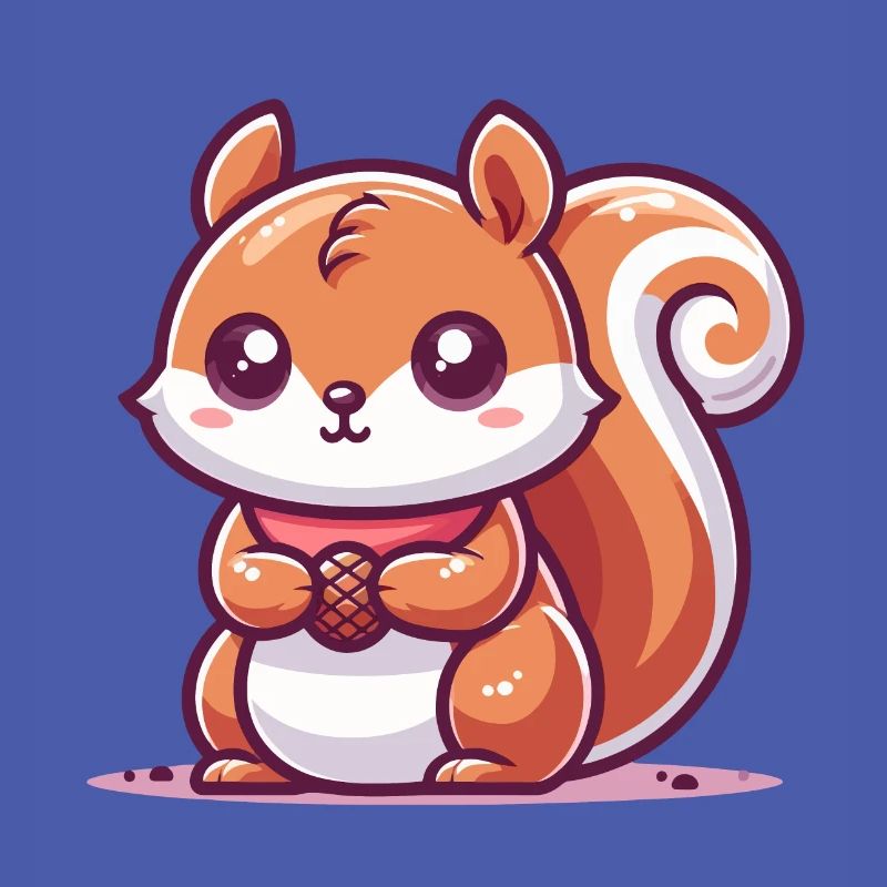 Eichhörnchen mit einem Samen