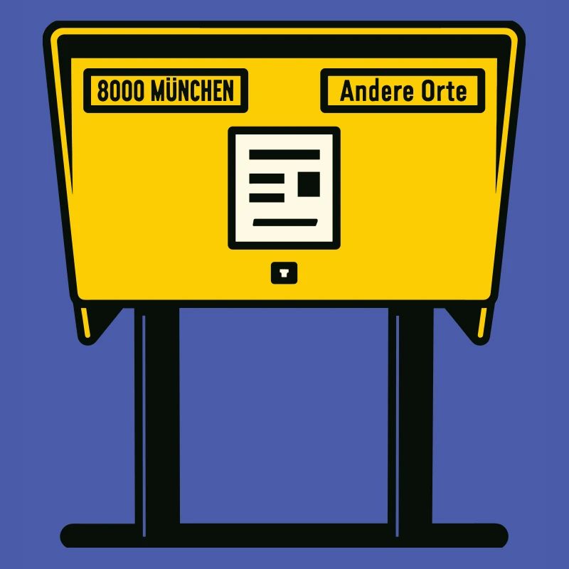 Munich Yellow Mailbox