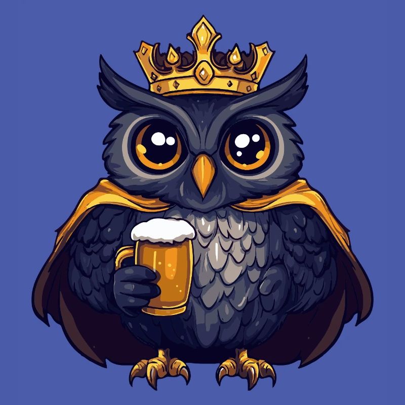 Eule Bier König