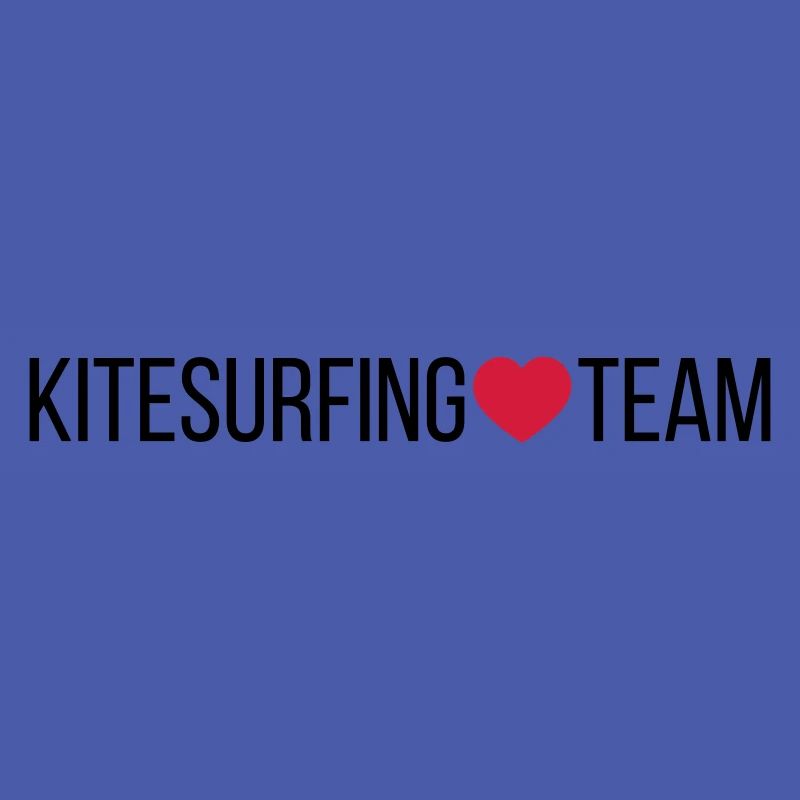 Cœur d’équipe de kitesurf
