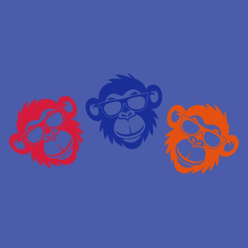 Monkey Head Funny Party Monkeys