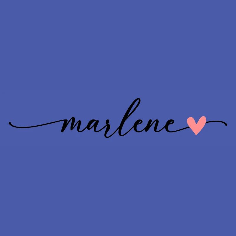 Marlene Name Calligraphy Font