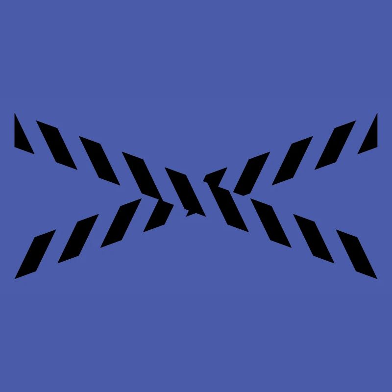 Police tape pattern design