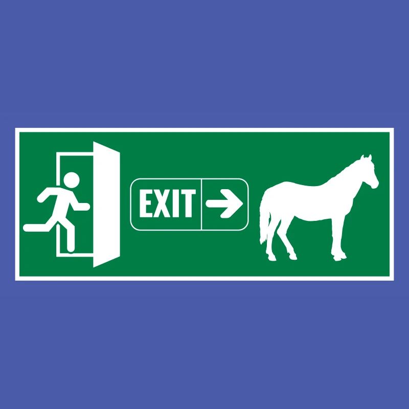 Exit raus zum pferd
