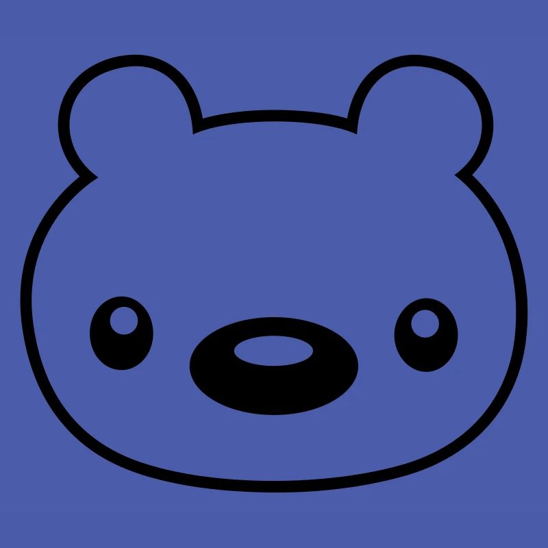 bear teddy face head