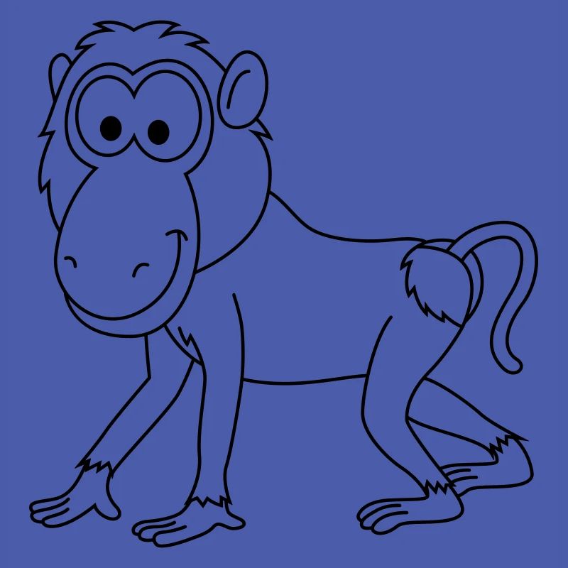 Monkey affe comic