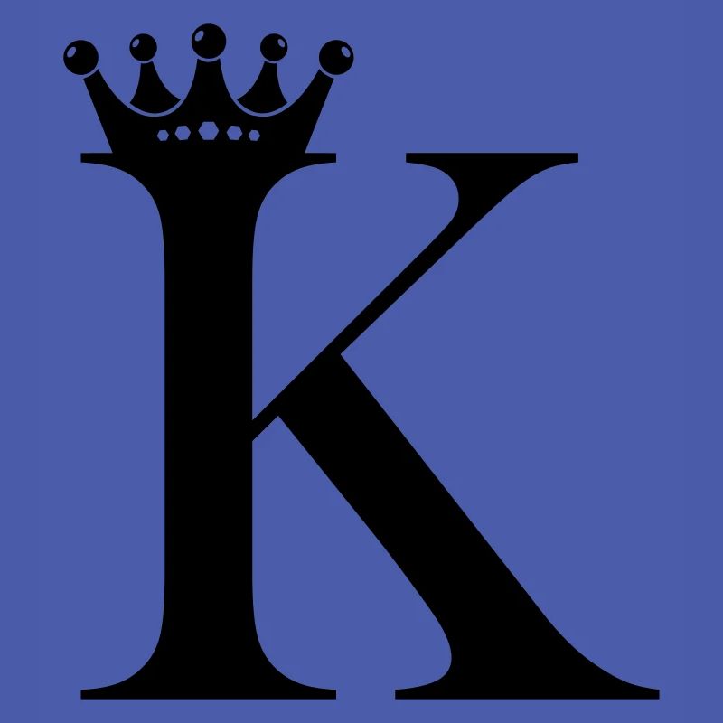 buchstabe K krone