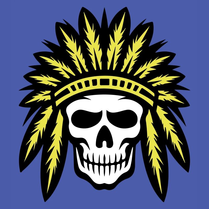 Apache Indianer Häuptling Totenkopf