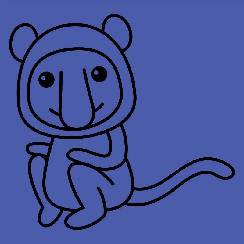 Affe comic Tier