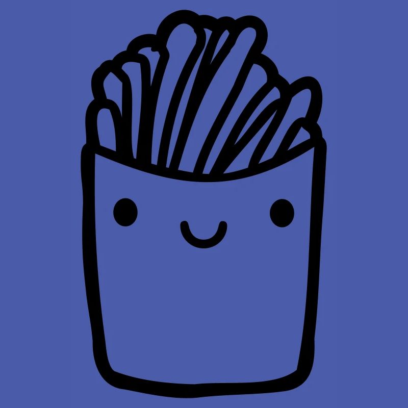Frites mignonnes pour le visage