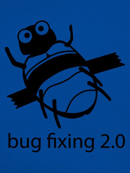 bug fixing einfarbig