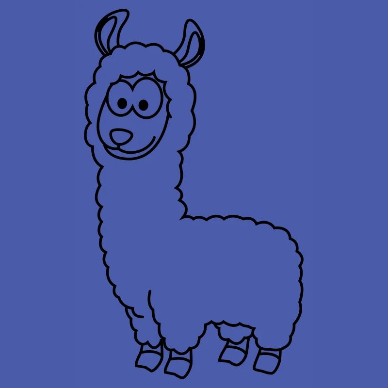 Alpaca Comic Animal