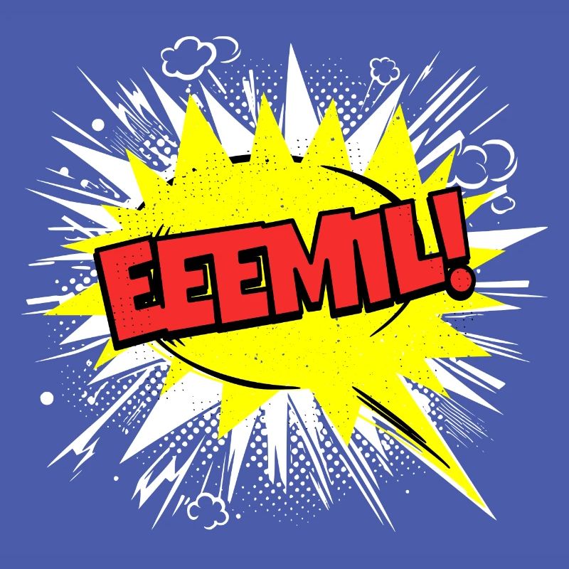 Emil Name Funny Speech Bubble Eeemil!