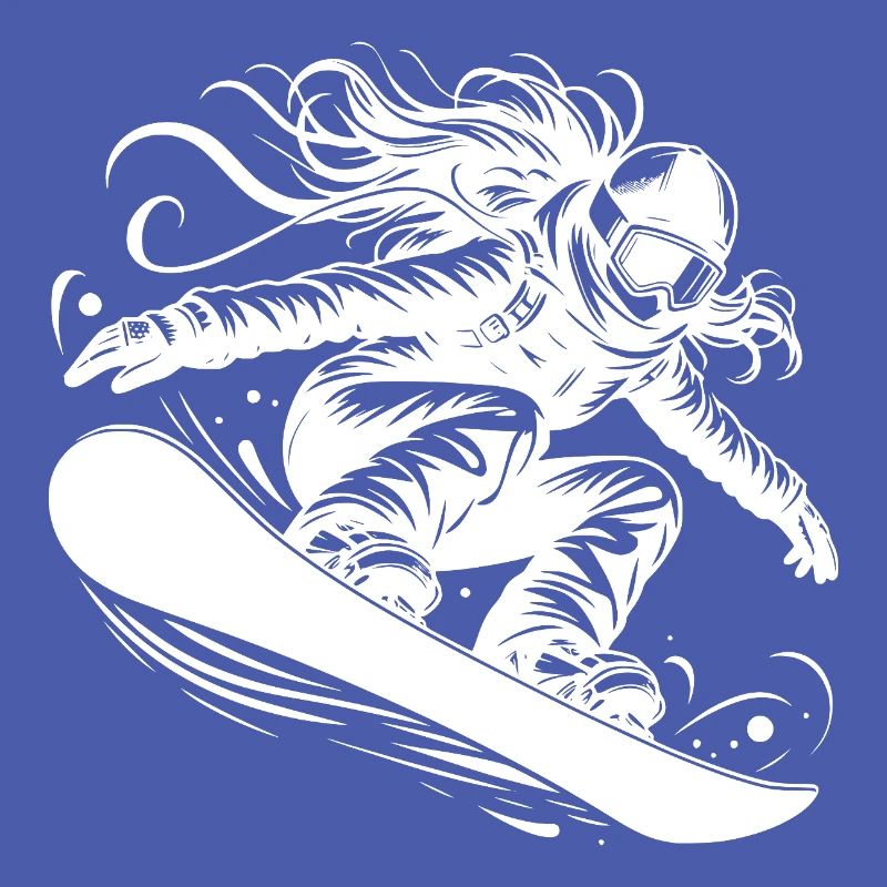 Snowboarder dynamique en action saut