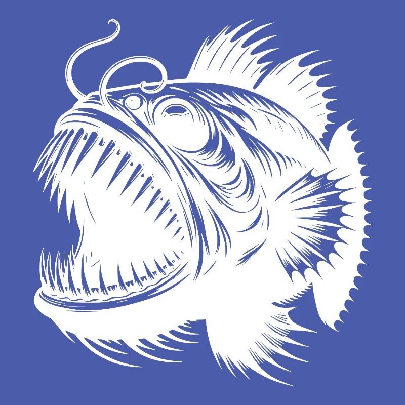 deep-sea fish with sharp teeth