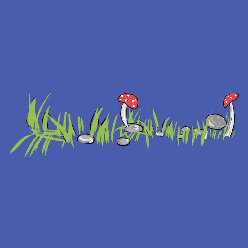 Grass Nature Mushroom Surface Soil
