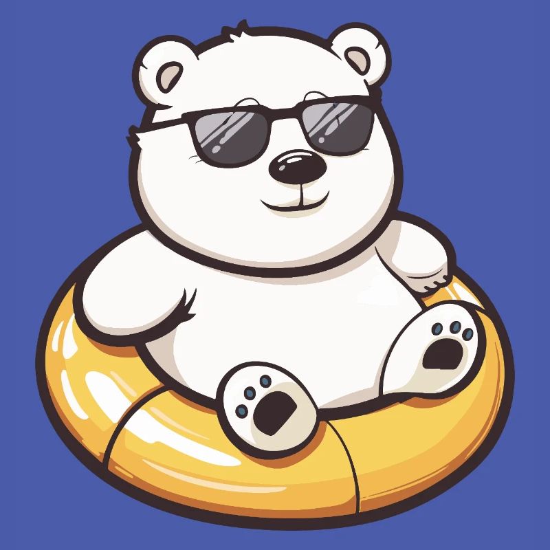 Polar Bear Comic Cool