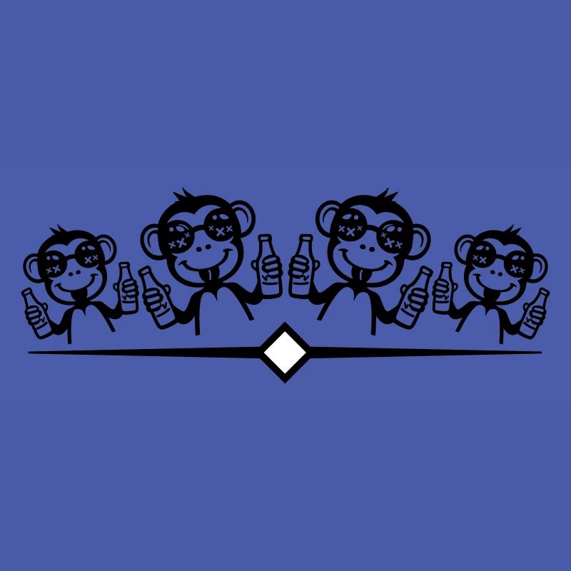 Monkey Party Team Drôle